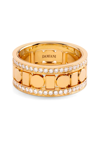Buy Ring Damiani Belle Epoque Reel White Gold, Yellow – premium rings by ZhannaKanGroup