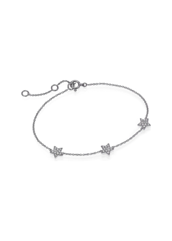 Білезік Crivelli Chain bracelet Ақ алтын сатып алыңыз – ZhannaKanGroup премиум білезіктер