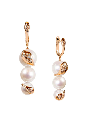 Buy Earrings, Eyeglass Chain Utopia Flora Bloom Rose Gold – premium by ZhannaKanGroup