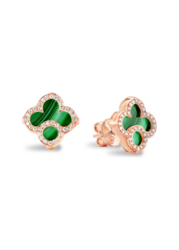 Buy Earrings Tirisi Seoul Flower Rose Gold – premium by ZhannaKanGroup