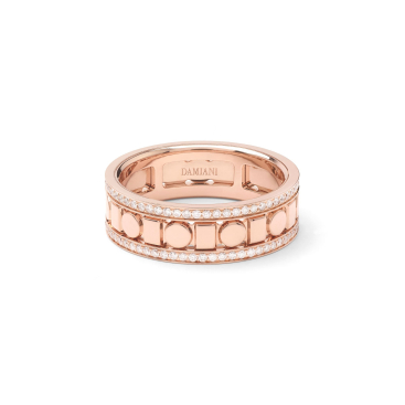Купить Кольцо Damiani Belle Epoque Reel Розовое золото – премиальные кольца ZhannaKanGroup