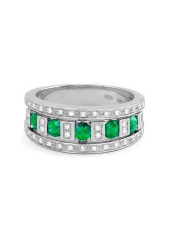 Купить Кольцо Damiani Belle Epoque Белое золото – премиальные кольца ZhannaKanGroup