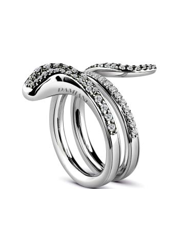 Сақина Damiani Eden Ақ алтын сатып алыңыз – ZhannaKanGroup премиум сақиналар