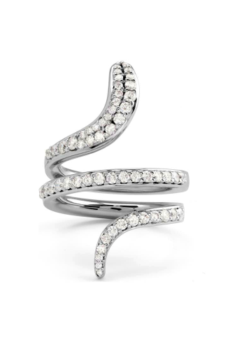 Сақина Damiani Eden Ақ алтын сатып алыңыз – ZhannaKanGroup премиум сақиналар