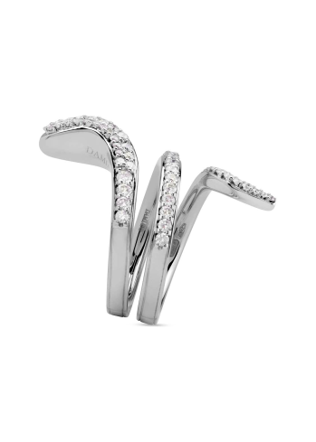 Сақина Damiani Eden Ақ алтын сатып алыңыз – ZhannaKanGroup премиум сақиналар