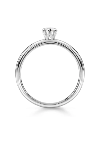 Купить Кольцо Damiani Veramore Белое золото – премиальные кольца ZhannaKanGroup