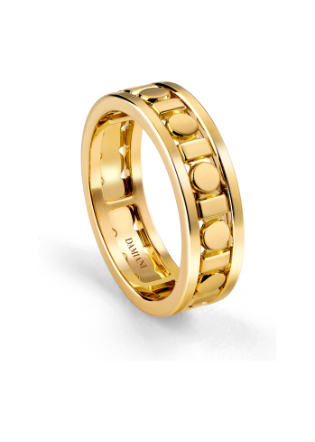 Купить Кольцо Damiani Belle Epoque Reel Желтое золото – премиальные кольца ZhannaKanGroup