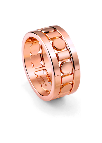 Сақина Damiani Belle Epoque Reel Қызғылт алтын сатып алыңыз – ZhannaKanGroup премиум сақиналар