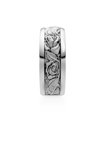 Buy Ring CarreraYCarrera Rosas y trigo White Gold – premium rings by ZhannaKanGroup