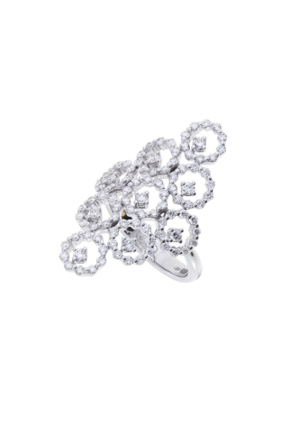 Купить Кольцо Damiani Juliette Белое золото – премиальные кольца ZhannaKanGroup