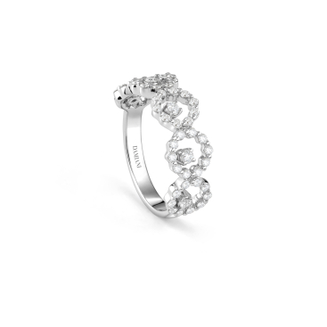 Купить Кольцо Damiani Juliette Белое золото – премиальные кольца ZhannaKanGroup