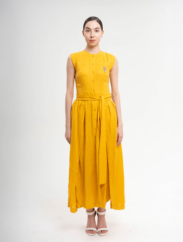 Купить Платье Zardozi Linen Лен – премиальные платья ZhannaKanGroup