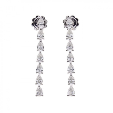Купить Серьги Damiani Timeless classico Белое золото – премиальные серьги ZhannaKanGroup