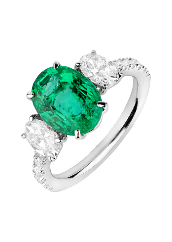 Buy Ring Crivelli Classic CRV White Gold – premium rings by ZhannaKanGroup