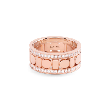 Купить Damiani Кольцо Damiani Belle Epoque Reel Розовое золото – премиальные ZhannaKanGroup