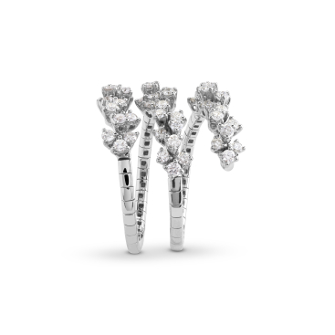 Damiani Кольцо Damiani Mimosa Flexi Белое золото