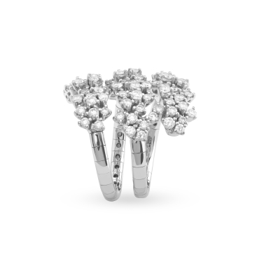 Damiani Кольцо Damiani Mimosa Flexi Белое золото