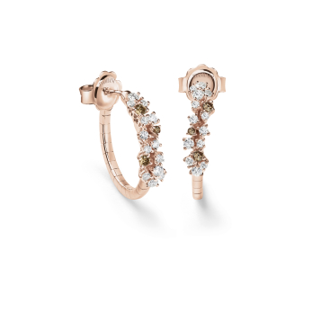 Damiani Серьги Damiani Mimosa Flexi Розовое золото