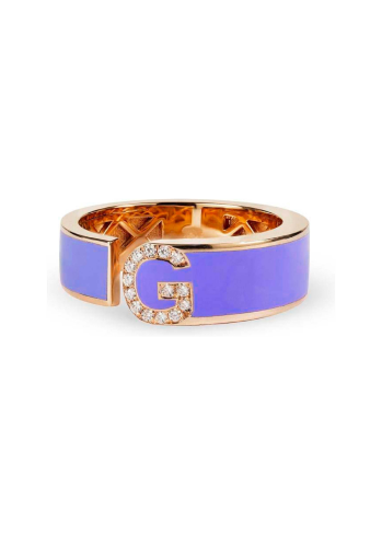Buy Ring RF Enamel Rose Gold – premium rings by ZhannaKanGroup