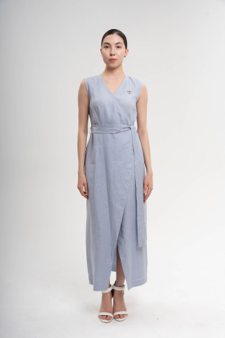 Купить Платье Zardozi Nature Лен – премиальные платья ZhannaKanGroup