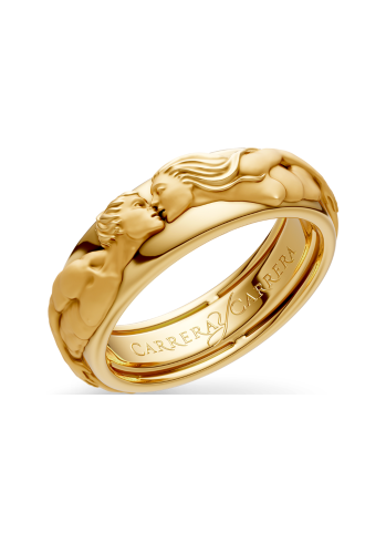 Купить Кольцо CarreraYCarrera New Promesa Желтое золото – премиальные кольца ZhannaKanGroup