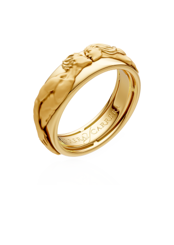 Купить Кольцо CarreraYCarrera New Promesa Желтое золото – премиальные кольца ZhannaKanGroup