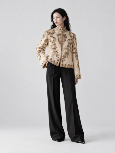 Купить Пиджак Zardozi Takshila Couture Бархат – премиальные костюмы ZhannaKanGroup