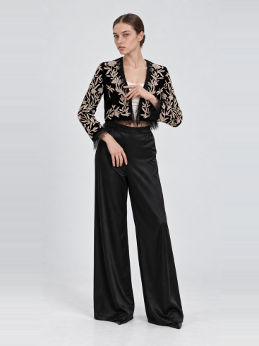 Купить Пиджак Zardozi Takshila Couture Бархат – премиальные костюмы ZhannaKanGroup
