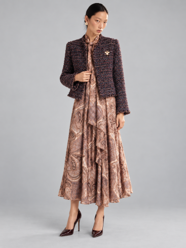 Купить Платье Zardozi Silk / Chiffon Шелк – премиальные платья ZhannaKanGroup