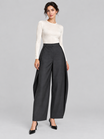 Buy Trousers Zardozi Shades of Gray 26/27 – premium by ZhannaKanGroup