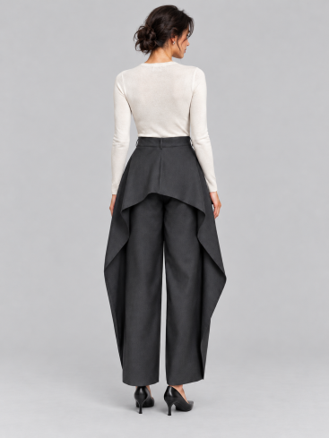 Buy Trousers Zardozi Shades of Gray 26/27 – premium by ZhannaKanGroup