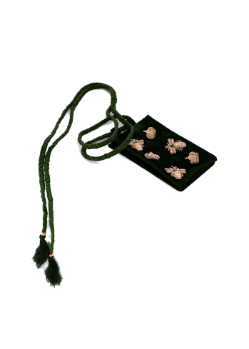 Купить Маленькая сумочка Zardozi Pouch Бархат – премиальные аксессуары для одежды ZhannaKanGroup