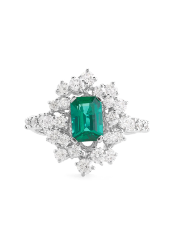 Buy Damiani Mimosa Ring White Gold – premium rings by ZhannaKanGroup