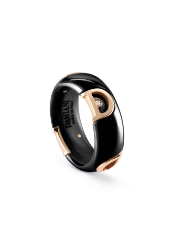 Купить Кольцо Damiani D.Icon Розовое золото – премиальные кольца ZhannaKanGroup