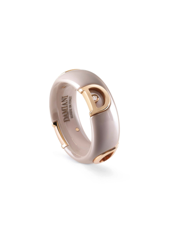 Купить Кольцо Damiani D.Icon Розовое золото – премиальные кольца ZhannaKanGroup