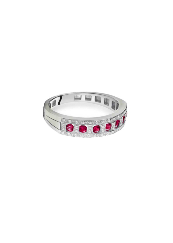 Купить Кольцо Damiani Belle Epoque Белое золото – премиальные кольца ZhannaKanGroup