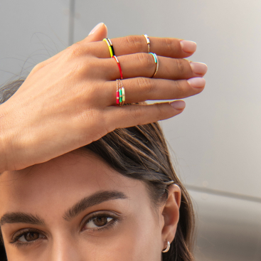 Купить Кольцо Djula Marbella Розовое золото – премиальные кольца ZhannaKanGroup