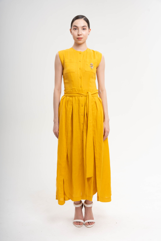 Купить Платье Zardozi Spring/Summer 2023 Лен – премиальные платья ZhannaKanGroup