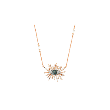 Колье BeeGoddess Eye Light Розовое золото