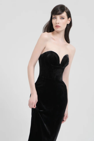 Купить Платье Zardozi Mukhina Бархат – премиальные платья ZhannaKanGroup