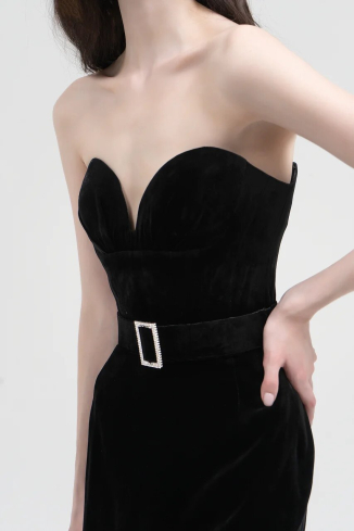 Купить Платье Zardozi Mukhina Бархат – премиальные платья ZhannaKanGroup