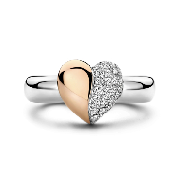 Купить Кольцо Tirisi Love Розовое золото – премиальные кольца ZhannaKanGroup