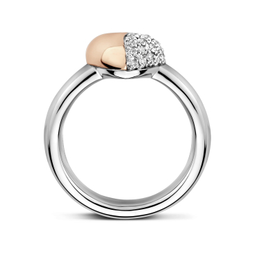 Купить Кольцо Tirisi Love Розовое золото – премиальные кольца ZhannaKanGroup